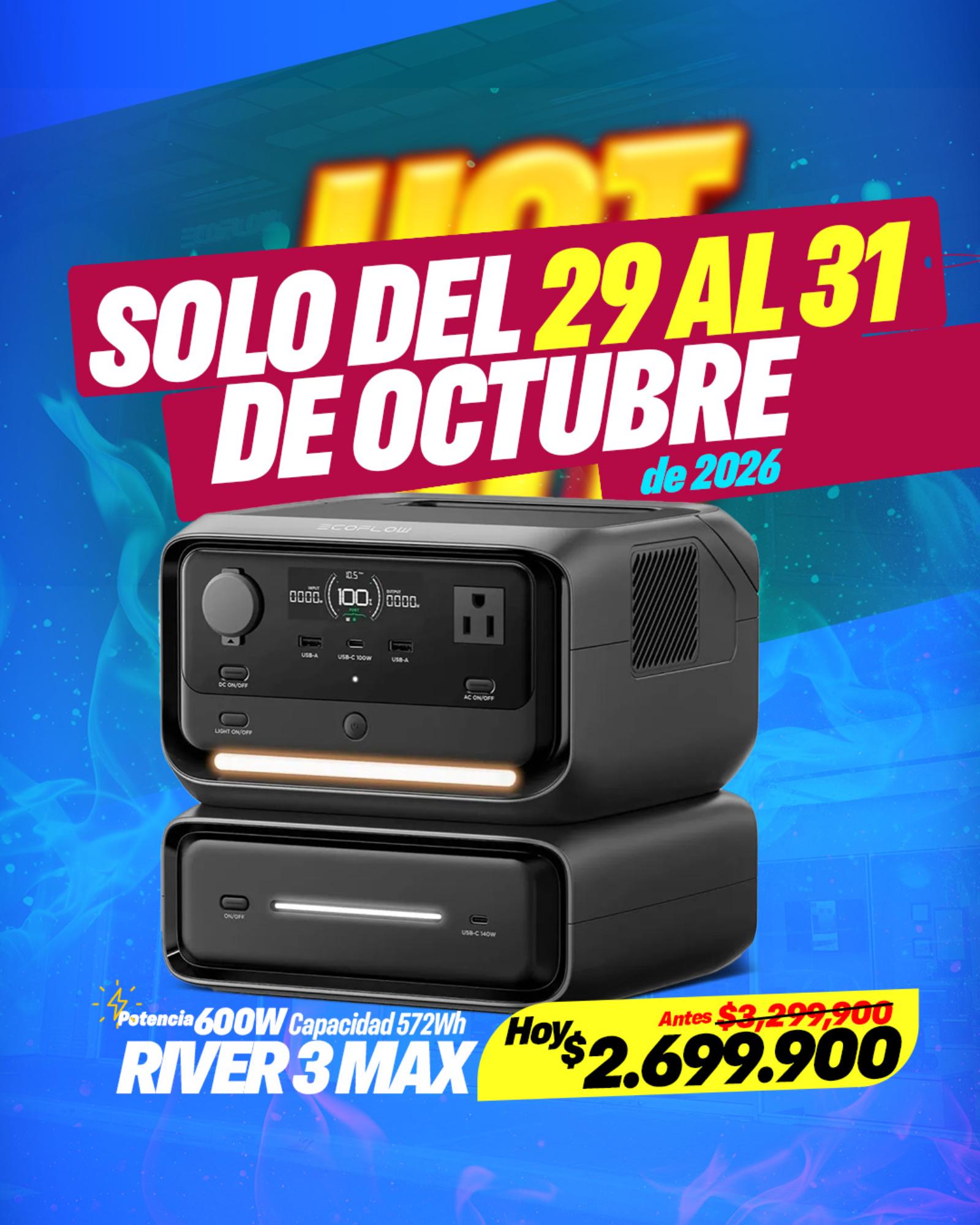 2026 OCTUBRE RIVER 3 MAX