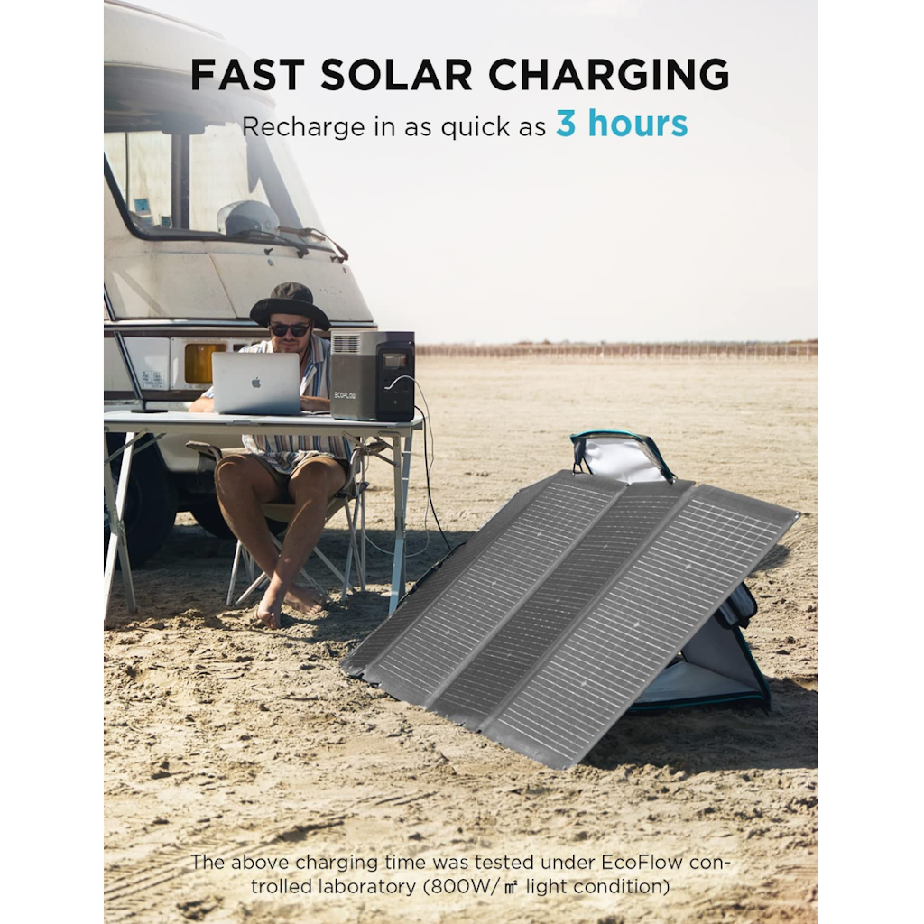 Kit Solar Portátil EcoFlow DELTA 2 1.8 kW + Panel Solar Bifacial 400 W _9