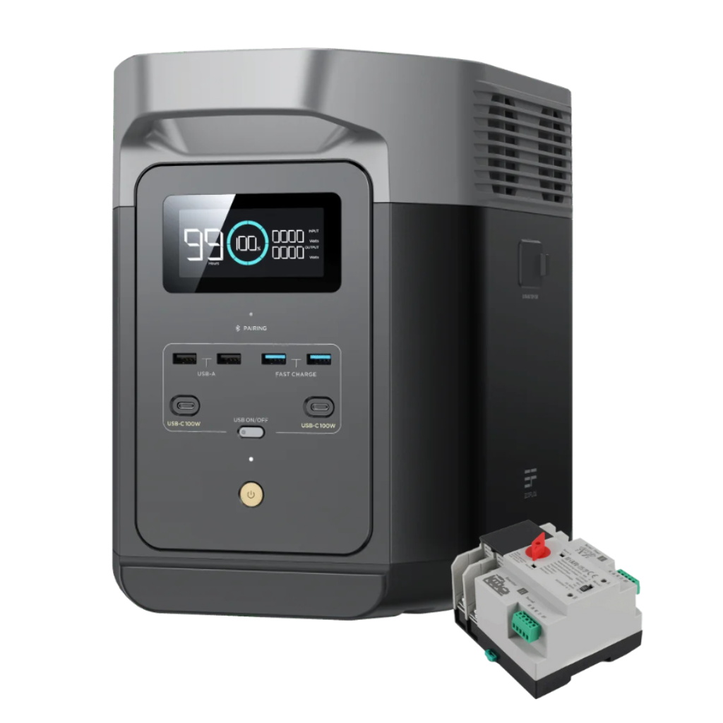 Energy Pack Delta 2 Max 2,4Kw/2kwh 120V - Tienex Energy