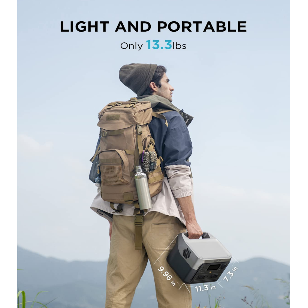 Kit Solar Portátil EcoFlow RIVER 2 MAX 500 W + Panel Solar 160 W_14