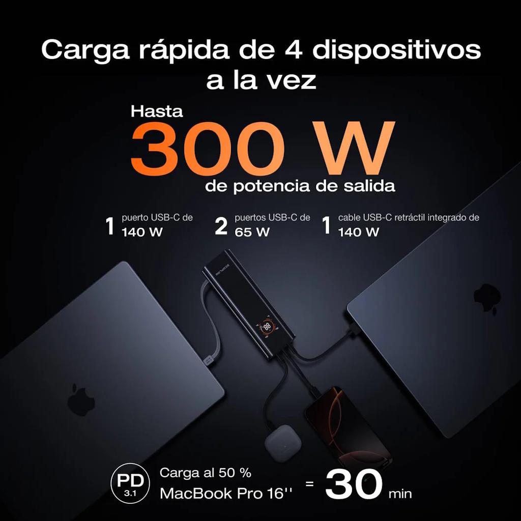 Power Bank Rapid Pro Ecoflow 27.650 mAh- 300W_11
