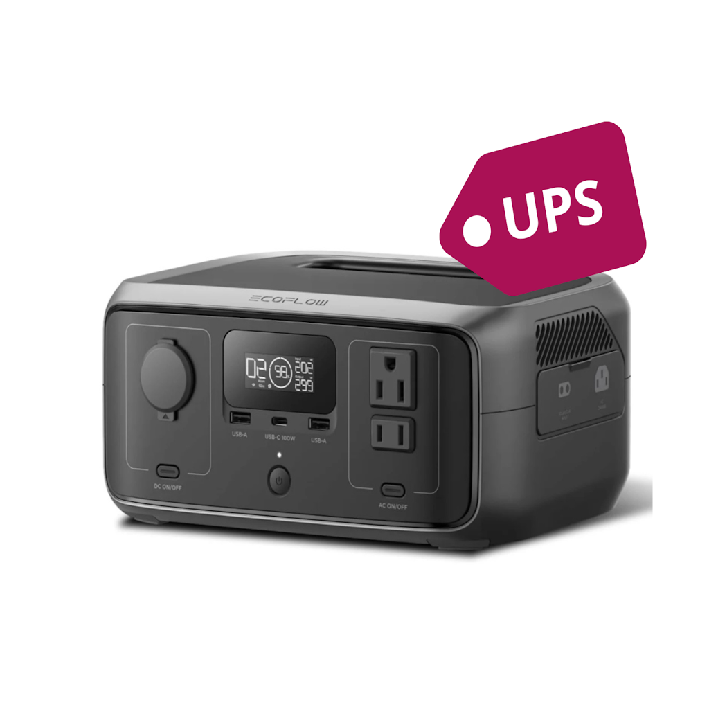 Estación de Energía Portátil EcoFlow RIVER 3 UPS 300W Potencia - 245Wh Capacidad_1