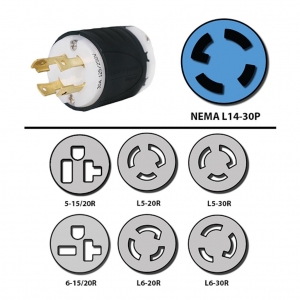Conector Macho NEMA L14-30P 30A_4