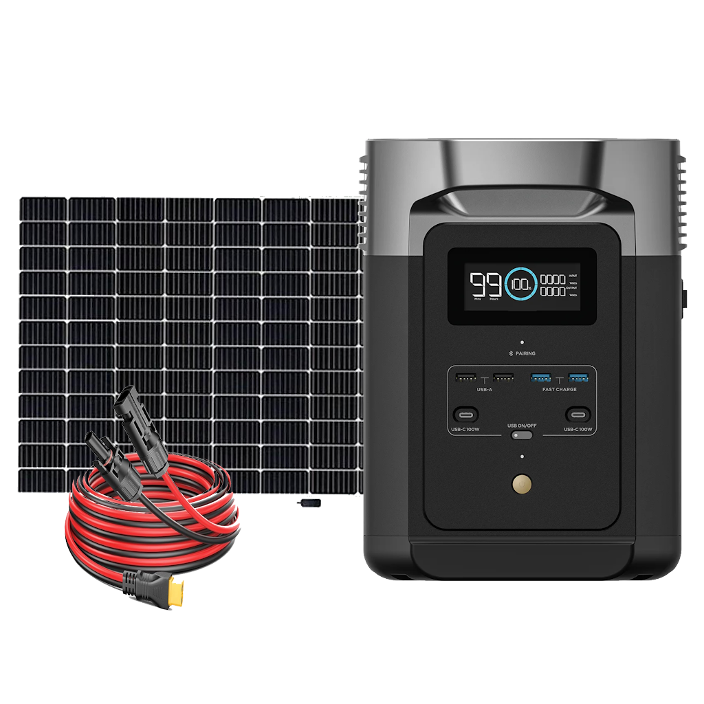 Kit Solar Portátil EcoFlow DELTA 2 1.8 kW + 1 Panel Solar Flexible de 560 W_2
