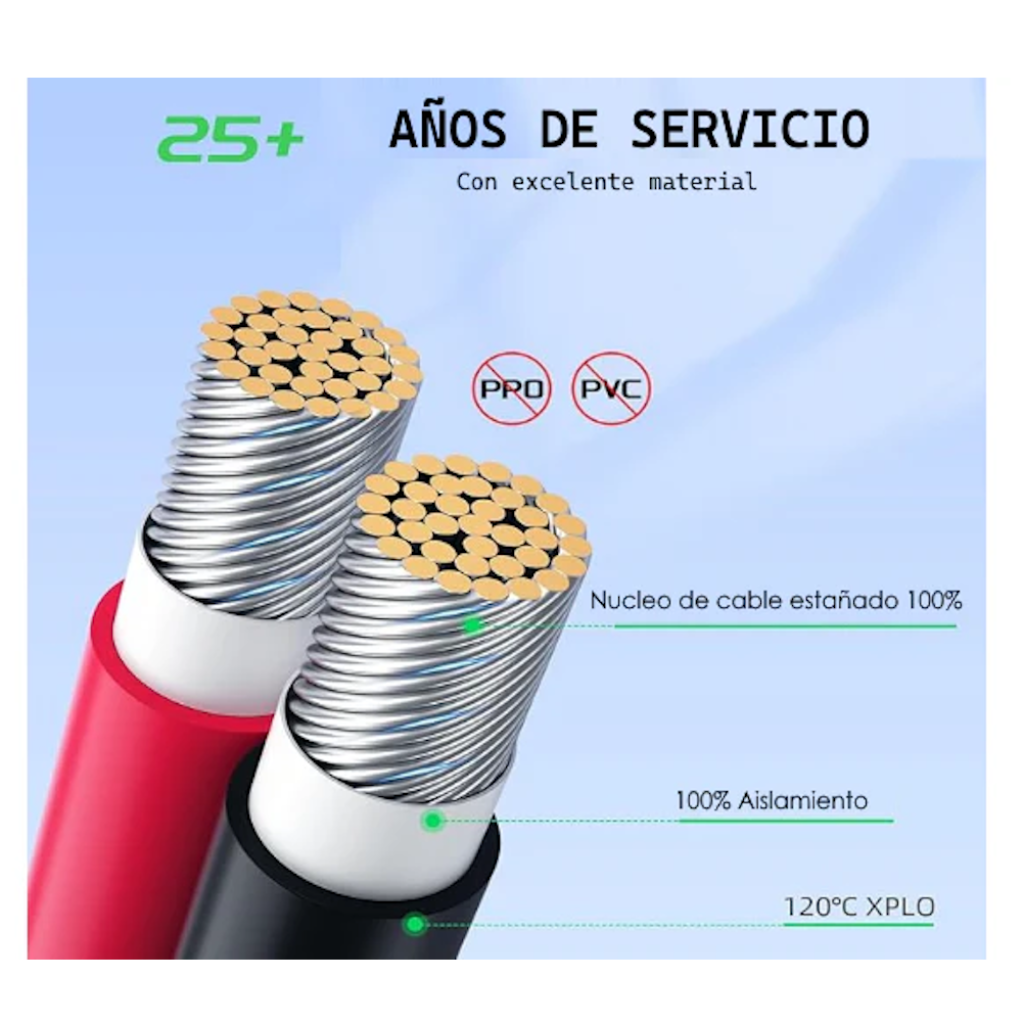 Cable de Conexión Para Panel Solar XT60 EcoFlow 1 mts_8