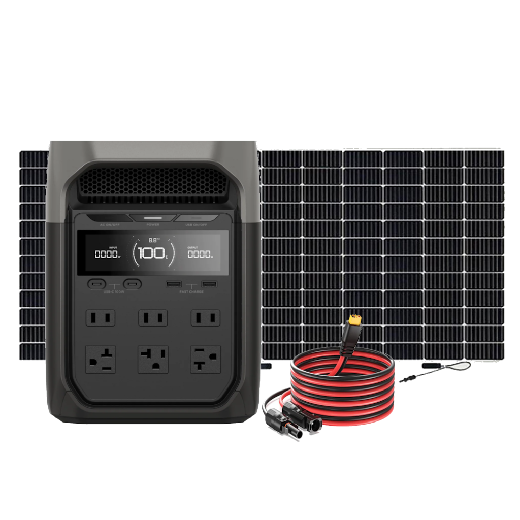 Kit Solar Portátil EcoFlow DELTA 3 1.8 kW + 1 Panel Solar Flexible de 560 W_2