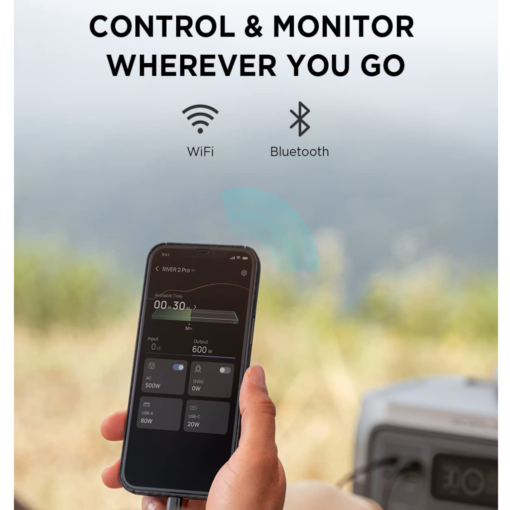 Kit Solar Portátil EcoFlow RIVER 2 Max 500 W + Panel Flexible 100 W_12