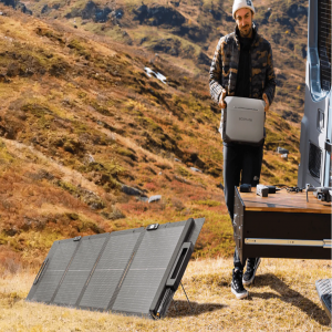 Kit Solar Portátil EcoFlow DELTA 2 1.8 kW + Panel Solar Bifacial 220 W _24