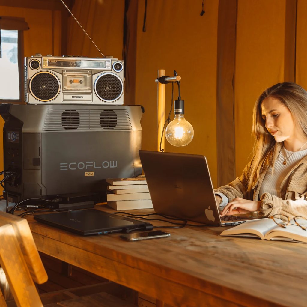 Kit Solar Portátil EcoFlow DELTA PRO 3600 W+ Panel Solar Bifacial 400 W _5