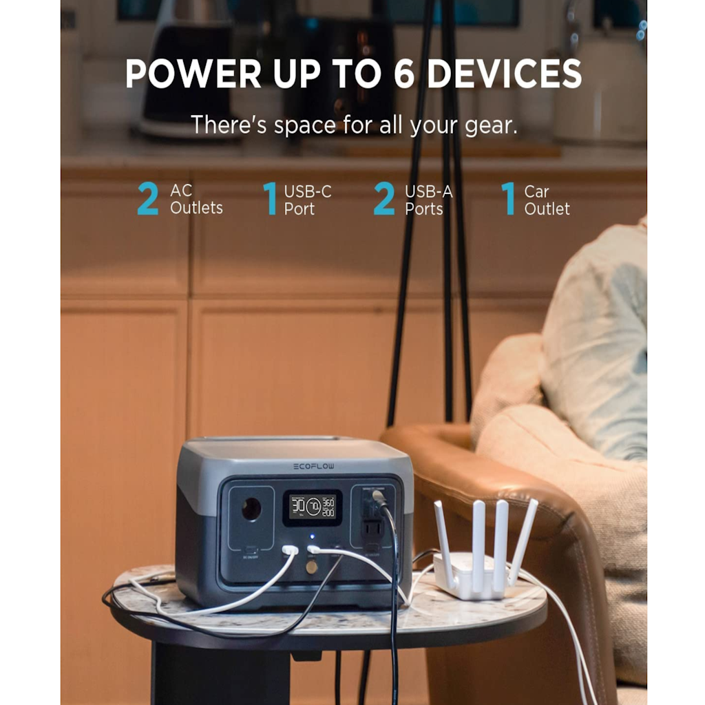  Kit Solar Portátil EcoFlow RIVER 2 300 W + Panel Flexible 100 W_8