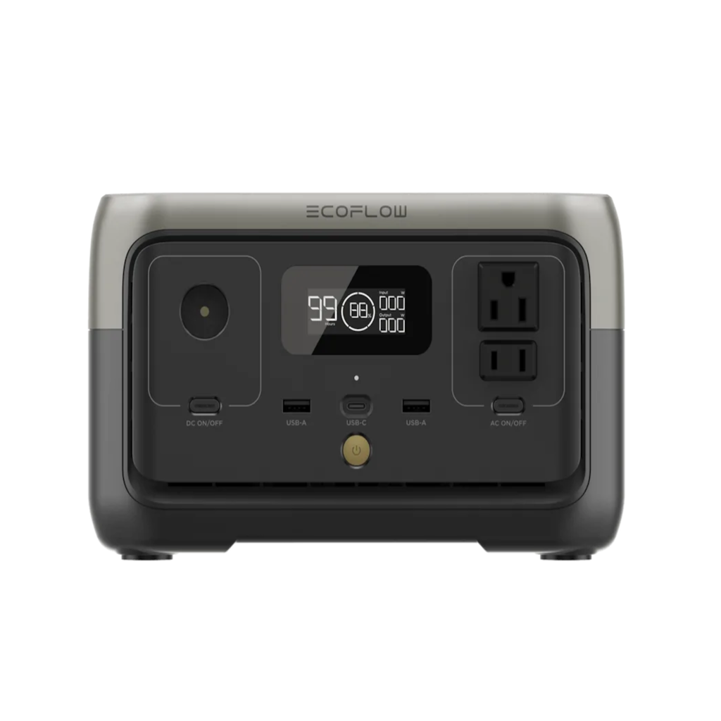 Kit Solar Portátil EcoFlow RIVER 2 300 W + Panel Solar Bifacial 110 W _3